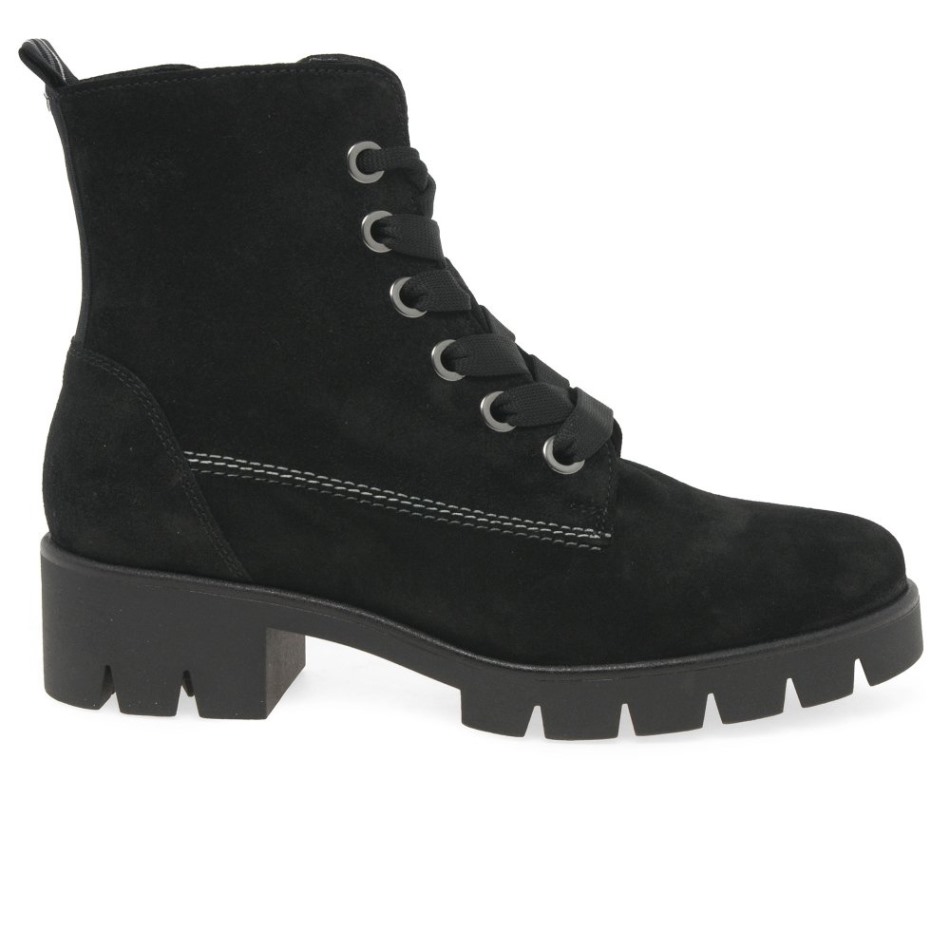 Gabor Daim Noir | Bottines Femme Baccara Exclusives